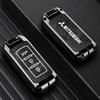 zjvc8 2025 2/3 Button Zinc Alloy Car Key Case Cover Shell For Mitsubishi Pajero Outlander XL Montero Lancer Triton l200 Galant Evo ASX