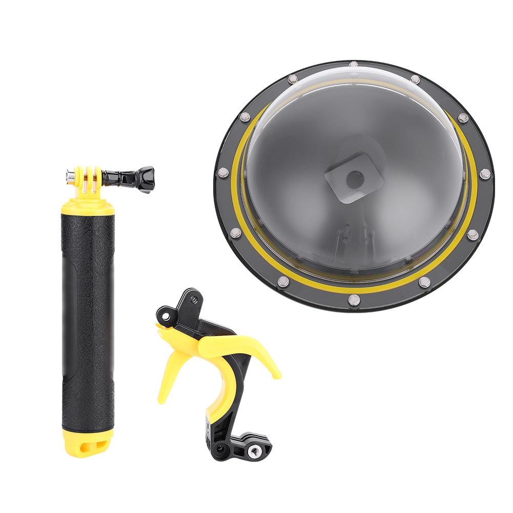 TELESIN Professional Dome Port Waterproof Case Housing for GoPro Hero 5 6 7 Camera