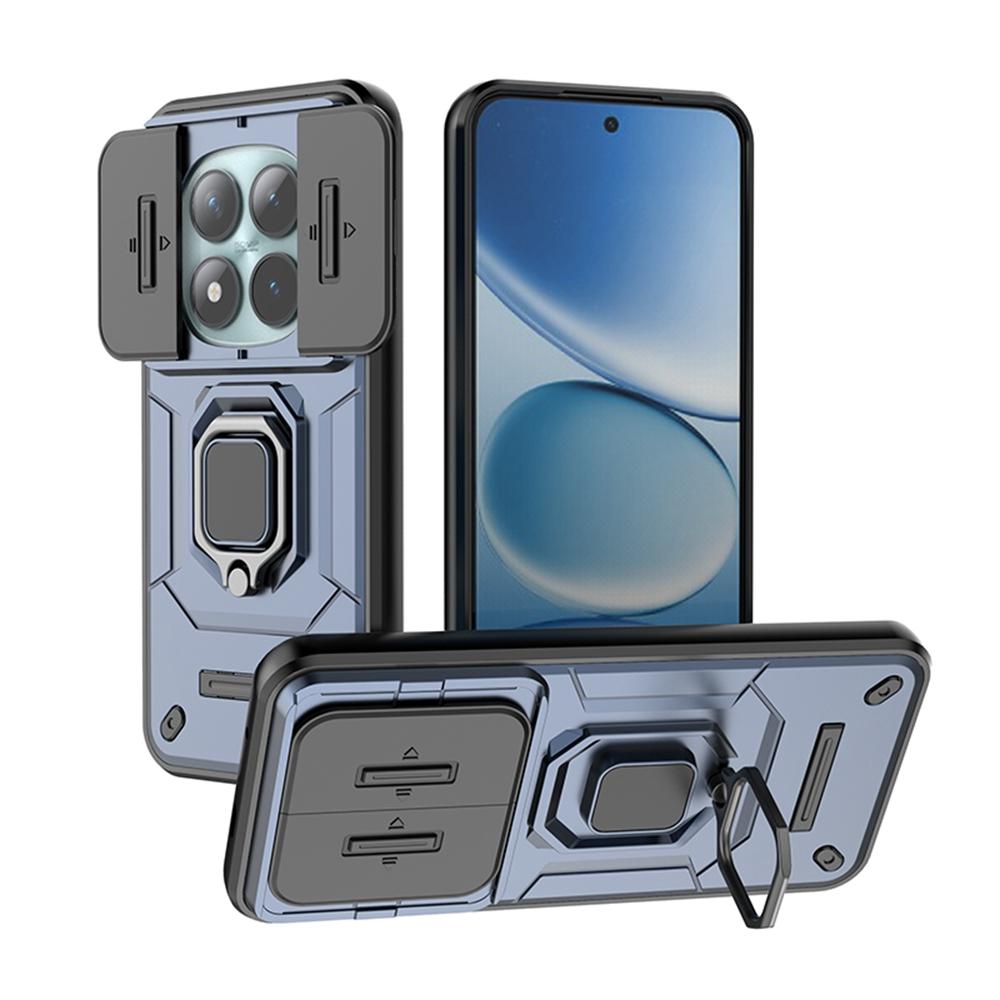 Для Xiaomi Redmi Note 15 Pro+ 5G Чехол Защита камеры Бронированный чехол для телефона Для Redmy Note 15 Pro Plus Магнитный держатель Кольцо Чехол