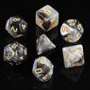 7PCS/Set Digital Acrylic Dice Polyhedral Mixed Color Dice Pearlescent Dice  for RPG DnD