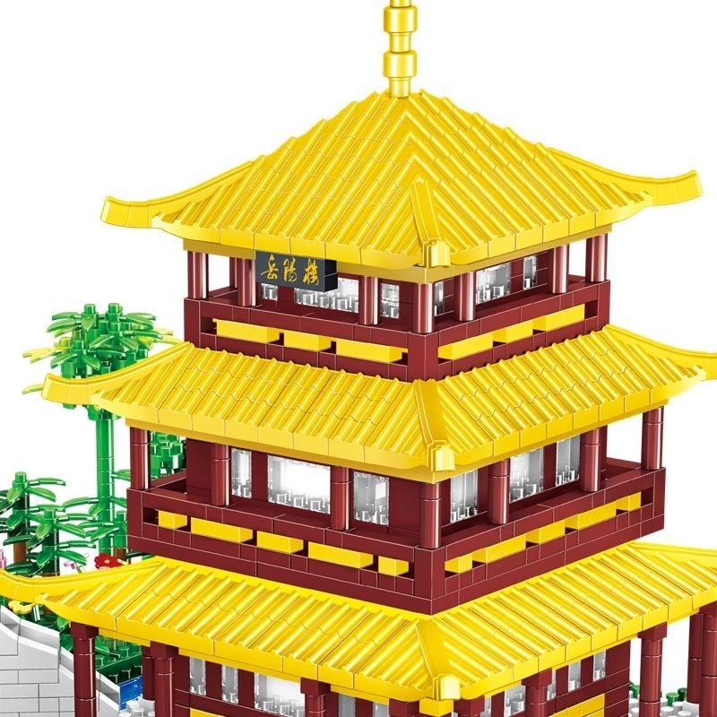 Zhegao Мини-блоки Строительные блоки Архитектура Китайский Замок Двор Королевский Сад Игрушка Подарок Мальчику Подарок Девочке Lezi 8260