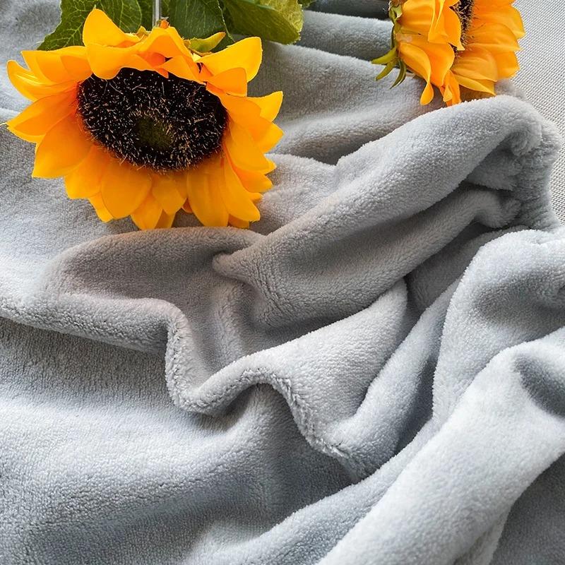 2pcs/set 48x74cm Pure Color Velvet Pillow Cases Soft Flannel Comfortable Pillowcase Sleeping Pillow Cover