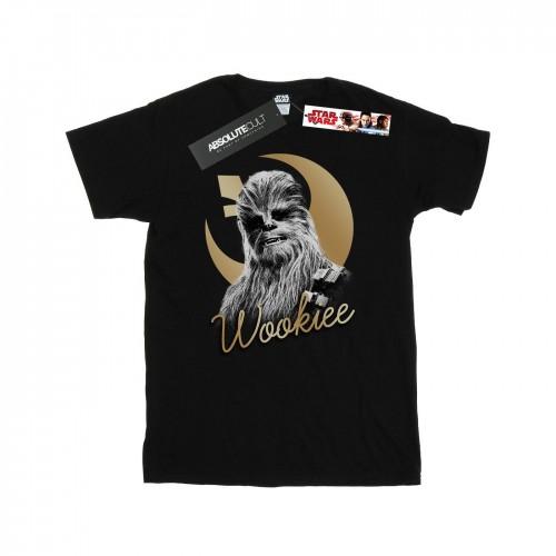 Star Wars Mens The Last Jedi Gold Chewbacca T-Shirt