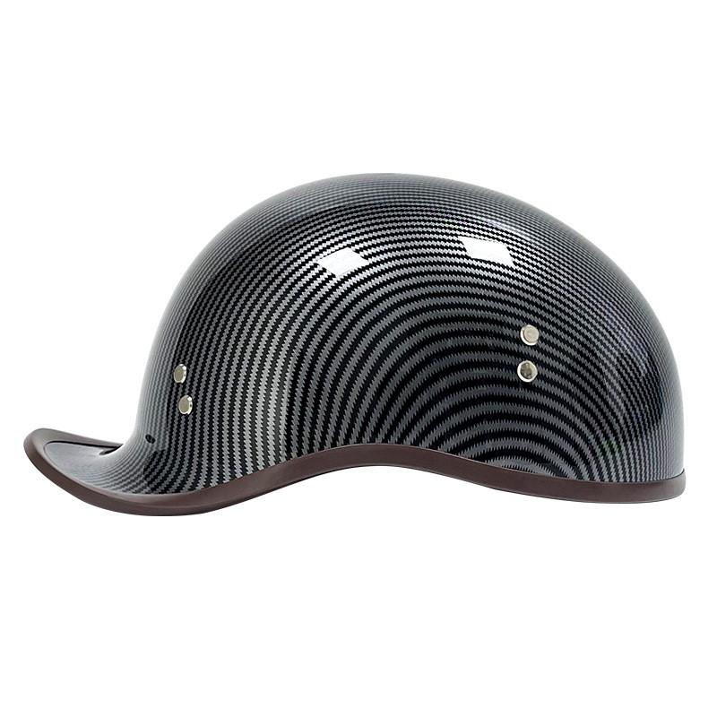 Vintage-Style Motorcycle Half Helmet Adults ABS Safety 3C Certified All-Season Use Unisex Design