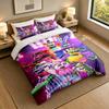 Soft Bedding Set Five Nights at Freddy’s Pattern, 1 Duvet Cover plus 2 Pillowcases Stylish Bedroom Home Textile