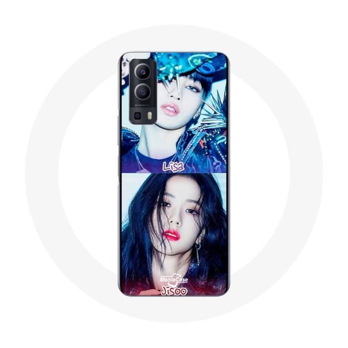 Case for Vivo Y72 Blackpink K-pop Group Girls Lisa and Jisoo Lovesick Girls Poster the Album