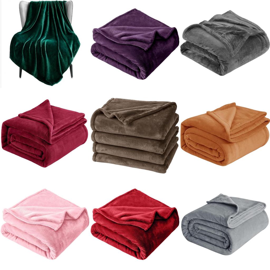 Плюшевое одеяло легкого дизайна для декора гостиной