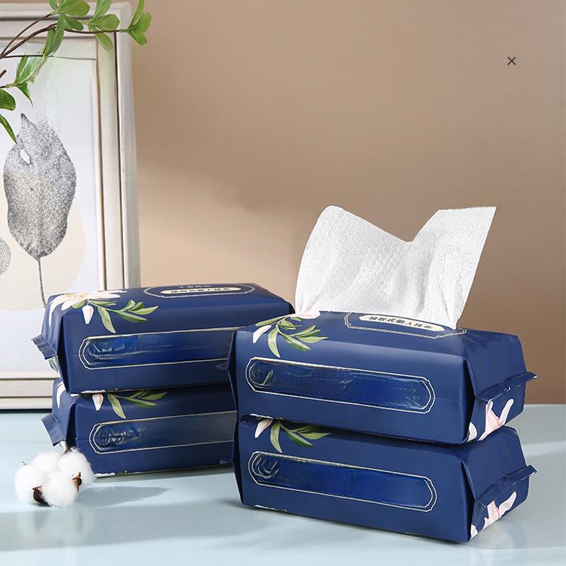 Removable Thickened Kitchen Rags - Disposable & Non-stick Oil Lazy Cloth