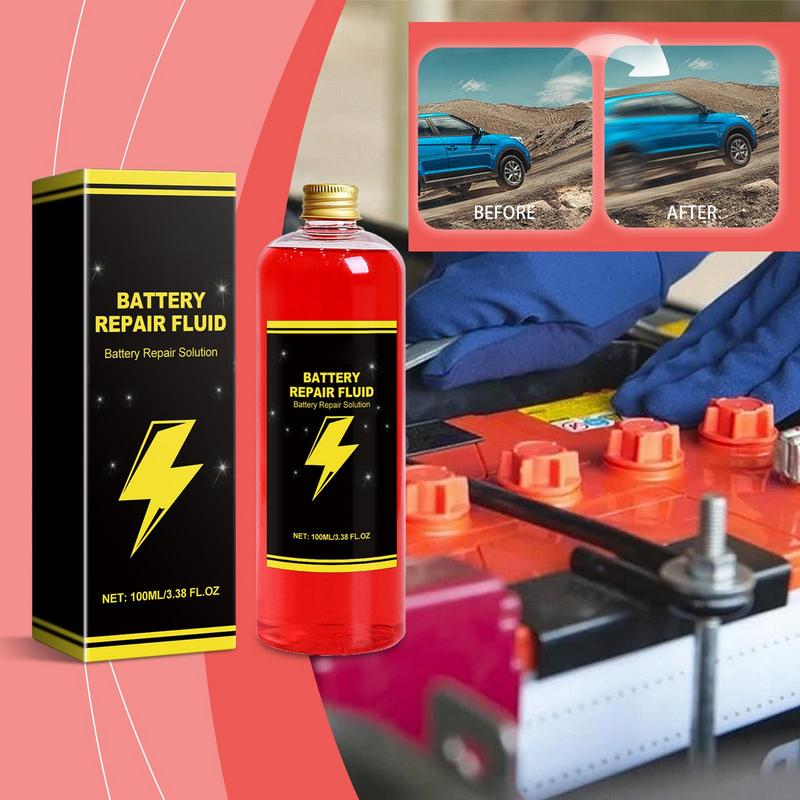100ml Electric Vehicle Car Battery Repair Fluid - Battery Restore Liquid Cleanse Maintenance Solution To Enhance Performance