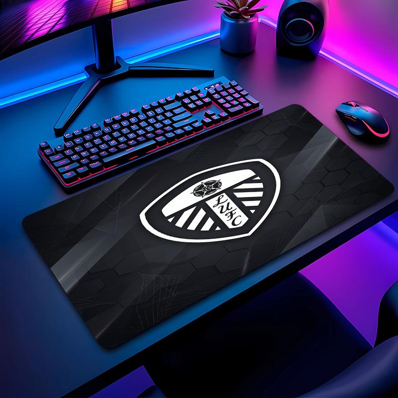 Leeds United Football Pattern Mouse Pad Non?Slip Rubber Base Gaming Mousepad For Desk Office Home
