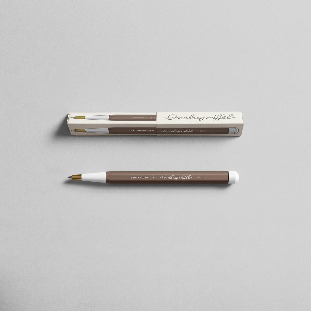 Шариковая ручка Leuchtturm Dregriffle Bauhaus Королевский синий Черный 366572 Импортная На масляной основе 0,5 и (Подлинный продукт)