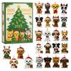 Dog Lovers Advent Calendar Christmas Dog Countdown Calendar with 24 Dog Breeds Puppy-Themed Surprise Gift Set
