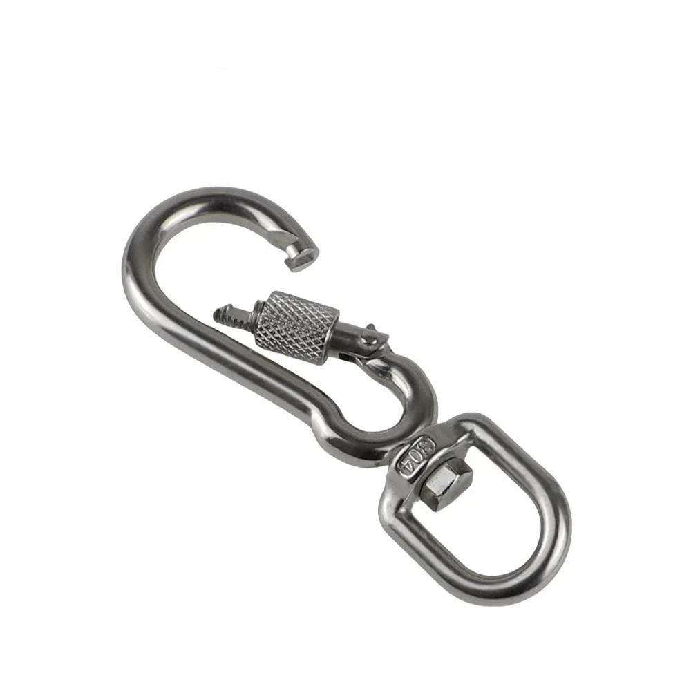 2Pcs Multipurpose Dog Leashes Clasp 304 Stainless Steel Pet Leash Buckle for Dog Walking