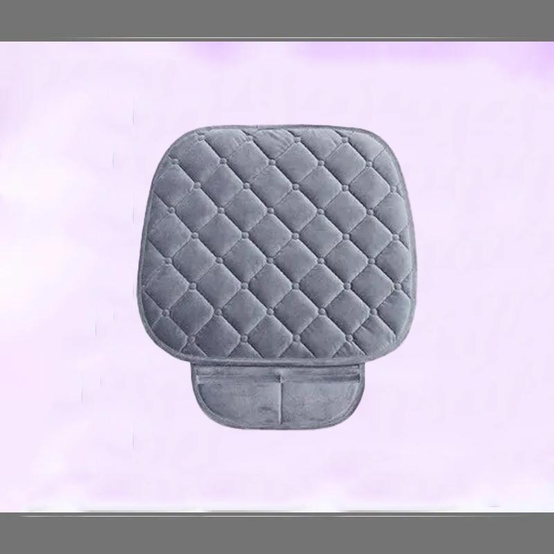 Универсальный противоскользящий теплый зимний чехол для сиденья внедорожника, подушка для переднего и заднего сиденья, льняная подушка, дышащий защитный коврик, автомобильные аксессуары