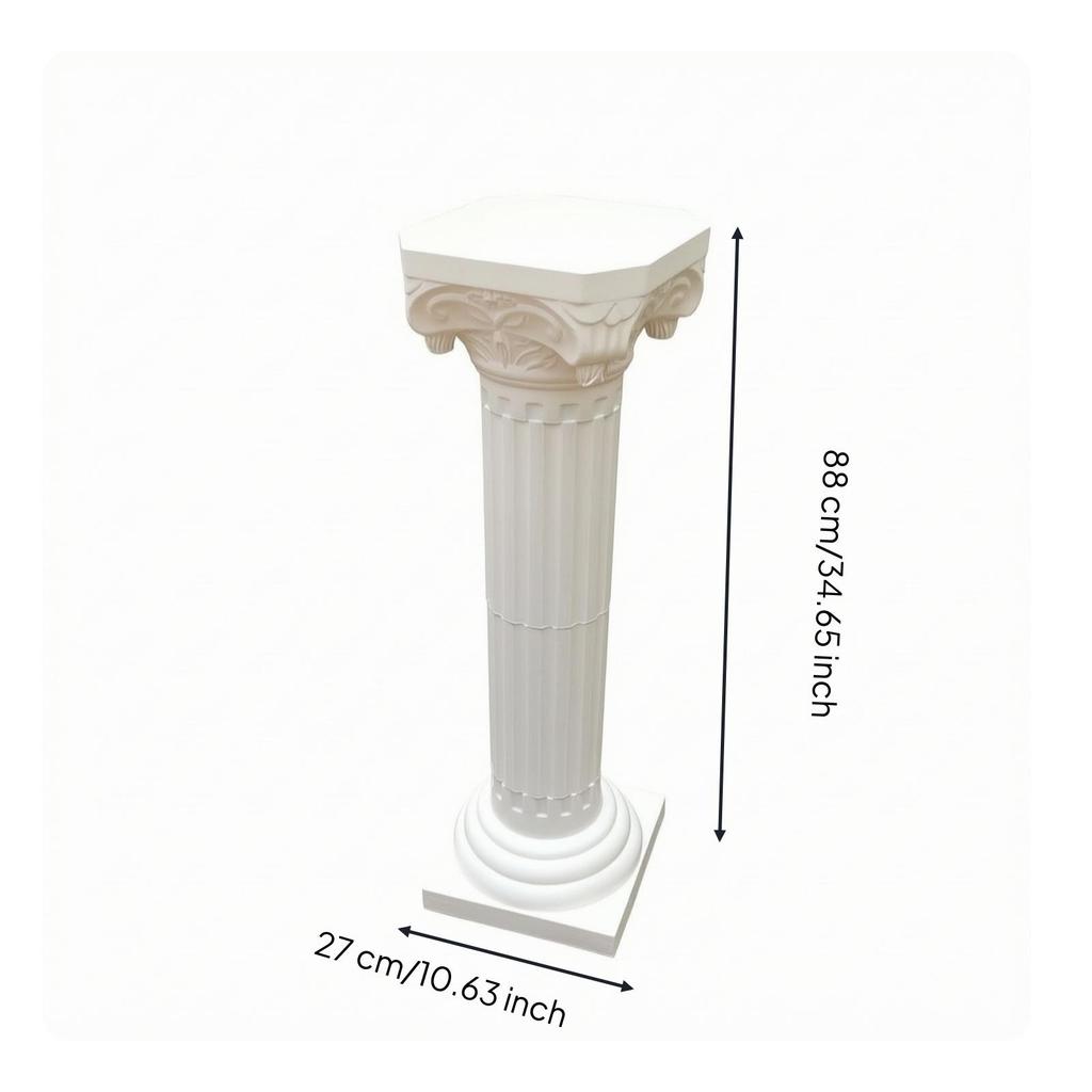 Римская колонна с каннелюрами Классический свадебный проход Пьедестал Элегантный