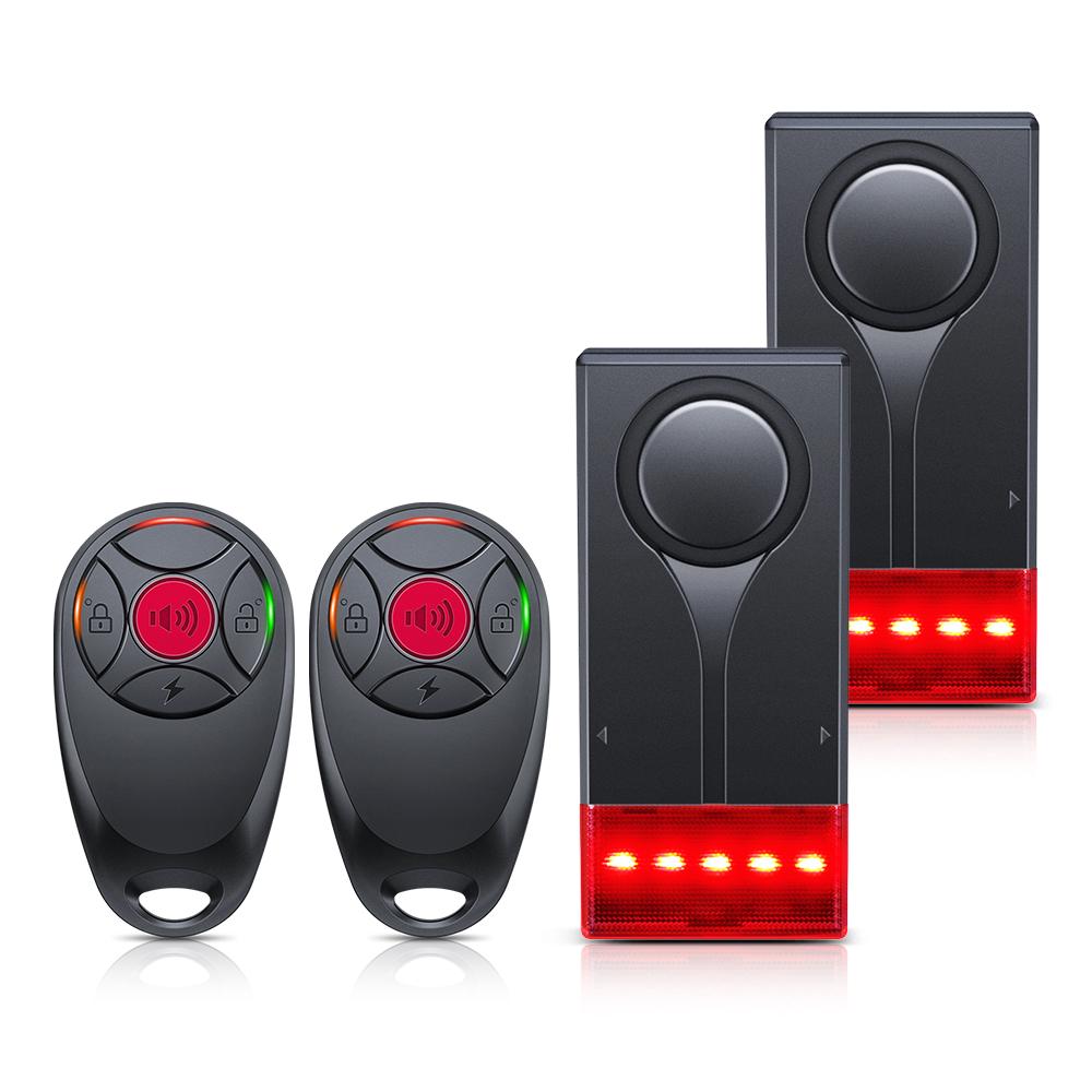 Rockbye Ship Vibration Sound And Light Alarm 108dB Loud Anti Theft Alarm Adjustment Door Window Sensor Ship Accessories
