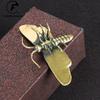 Vintage Brass Animal Dragonfly Figurines Miniatures Funny Desktop Ornament Home Decorations Crafts Accessorie Antique Collection