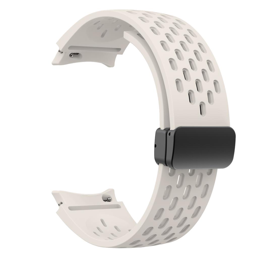 Силиконовый ремешок для Samsung Galaxy Watch 7 6 5 4 40 мм 44 мм 5Pro 45 мм Магнитная застежка No Gaps Band 6 Classic 43 мм 47 мм 42 Браслет