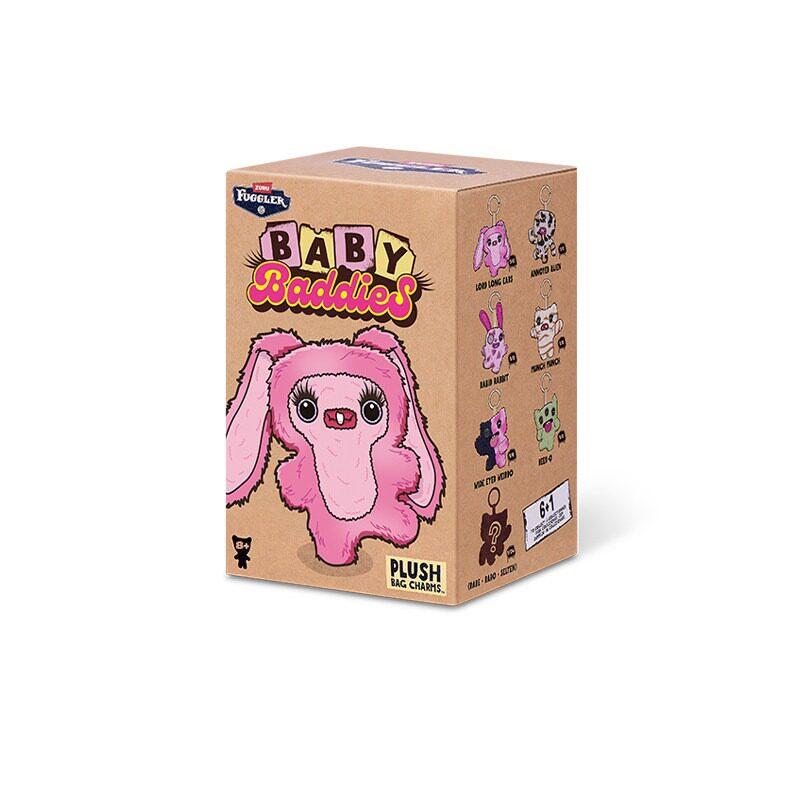 Новая серия Fuggler Baby Baddies Мягкий Забавный Уродливый Монстр Милый Брелок Аксессуар для Украшения Рюкзака Коллекционная Игрушка Подарок
