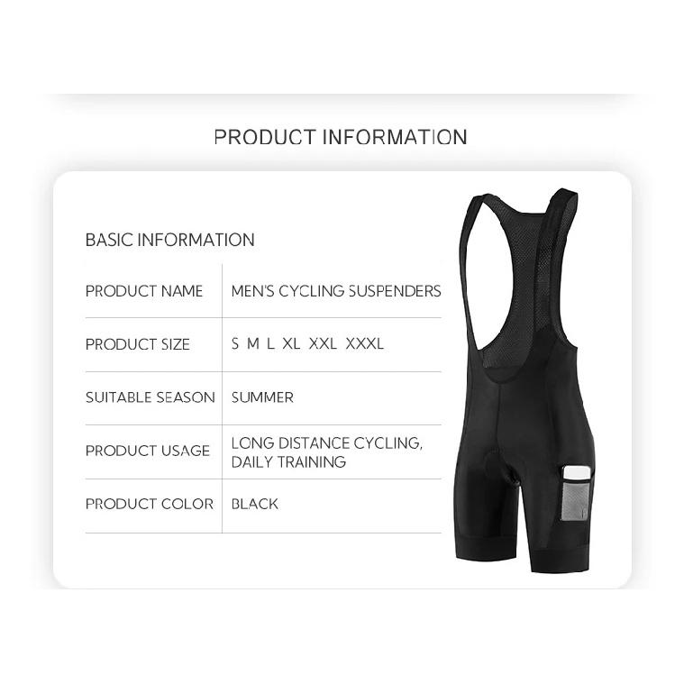 Fualrny New Pro Cycling Bib Shorts Summer Breathable Quick Dry Mountain Road Biking Men Professional Sponge Pad Bicycle Clothes