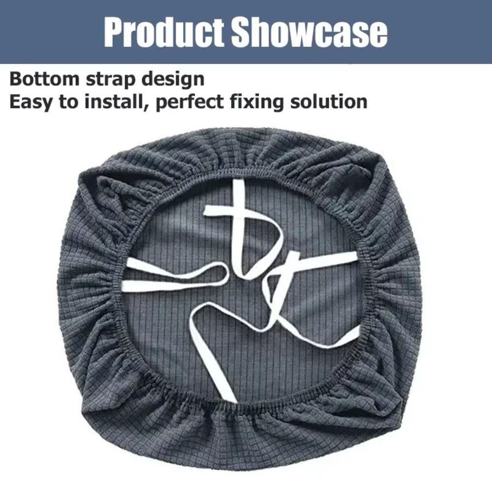 Removable Chair Dustproof Cover Velvet Chair Cover New Office Chair Seat Covers