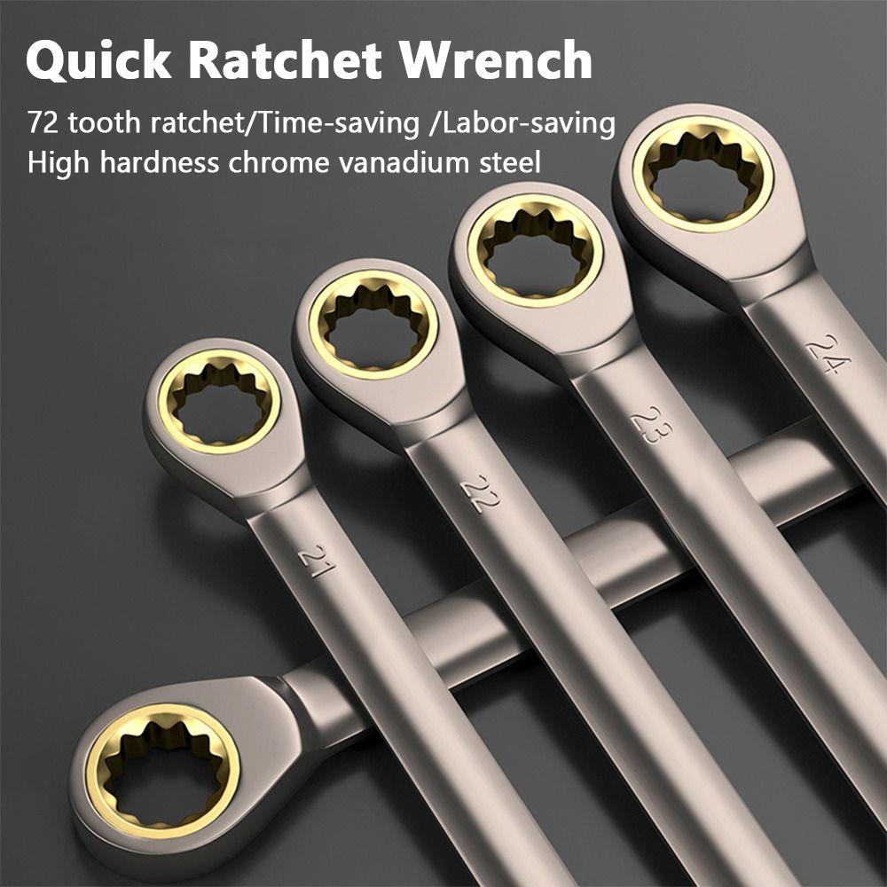 72-зубчатые гаечные ключи с храповым механизмом CR-V Torx Wrench Практичные гаечные ключи
