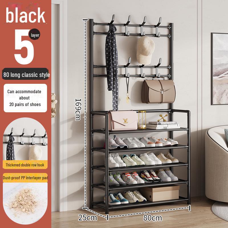 Shoe & Hat Rack: Multi-Layer, Space-Saving, Folding, Simple Dormitory Storage Solution