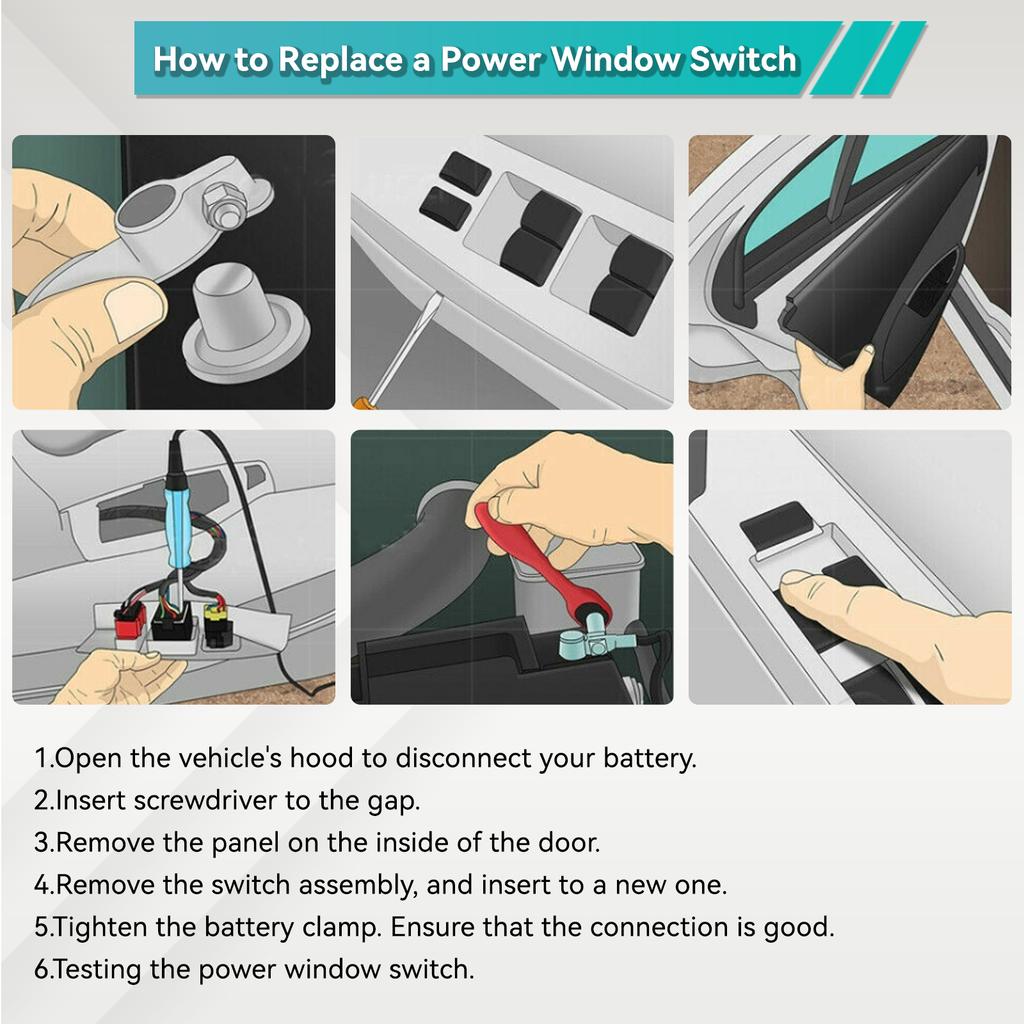 For Mercedes Benz Sprinter VW Crafter 2006-2015 Electric Power Master Window Lifter Control Switch Button 9065451513 A9065451513