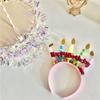 Headdress Happy Birthday Korean Style Headband Women Hair Hoop Birthday Hairband Hair Accessories