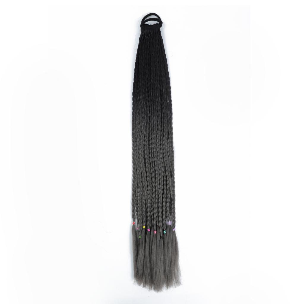 Синтетические цветные косички для наращивания волос резинки радужные косички парики аксессуары для женщин девочек вечеринка косплей праздничный наряд