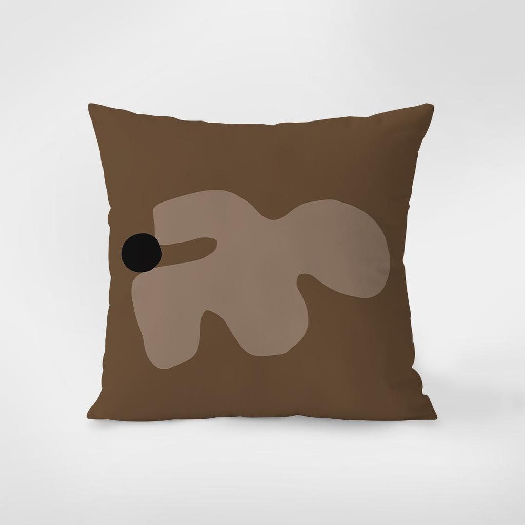 Ретро Простой Узор Декоративная Наволочка Спальня Гостиная Квадратная Подушка Наволочка