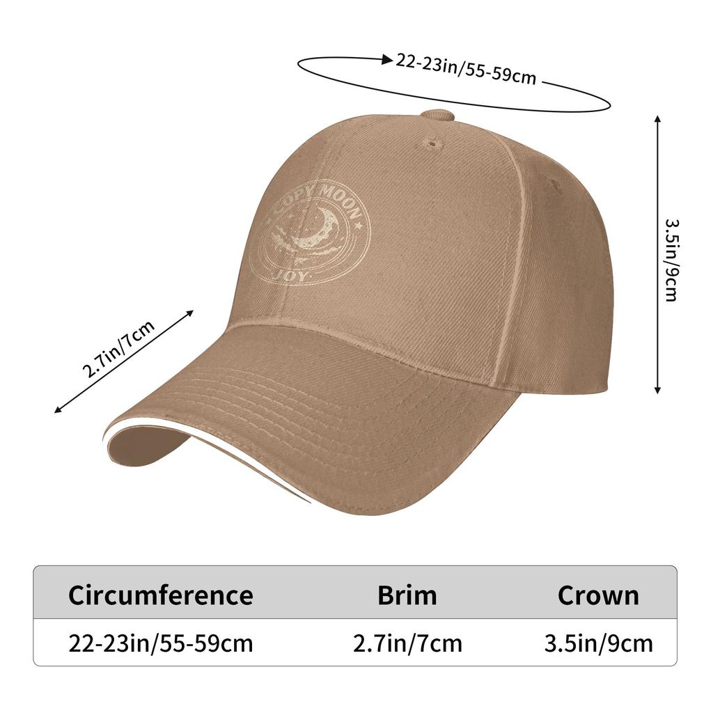 Spring Casual Baseball Cap Copy Moon Joy Hiking Fishing Trucker Hat For Female Male Sun Visor  Trendy Baseball Caps