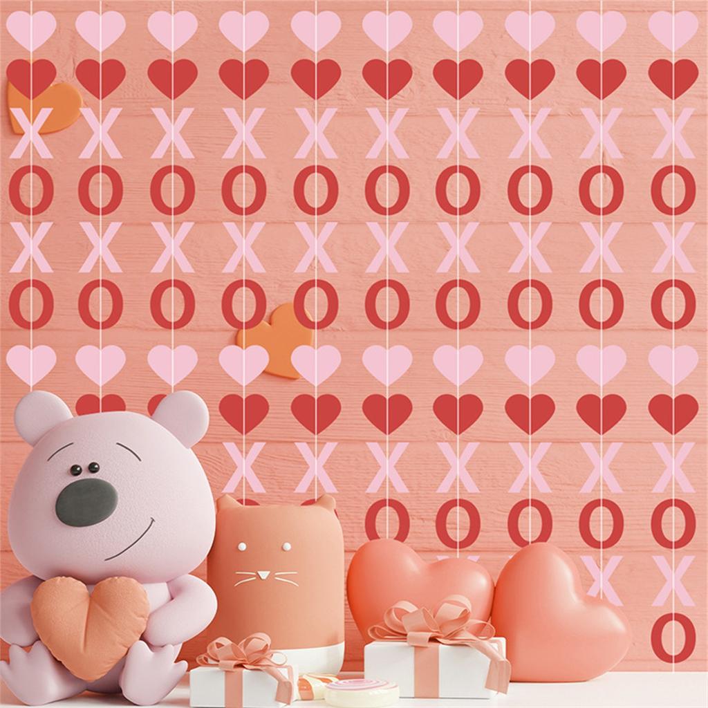 День святого Валентина Украшение Баннер Сердце Баннер Подвесной Серпантин Подвесной Знак Для Дня святого Валентина Главная Подвесная Вечеринка