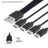 Быстрая зарядка, Кабель-разветвитель с несколькими USB-C, 4 в 1 для ноутбуков, планшетов, Huawei PC