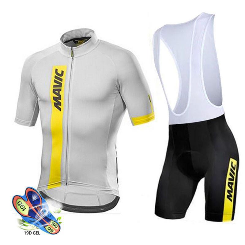 Summer Cycling Suit Strap Short Sleeve Suit Men's Bicycle Mountain Road Bike Clothing