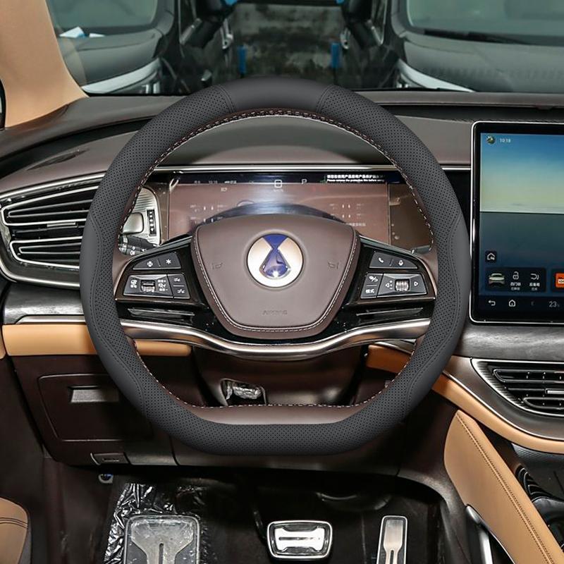 Denza D9 Steering Wheel Cover: Non-Slip, Odorless, No Hand Sewing Needed, For Men and Women, Interior Upgrade.