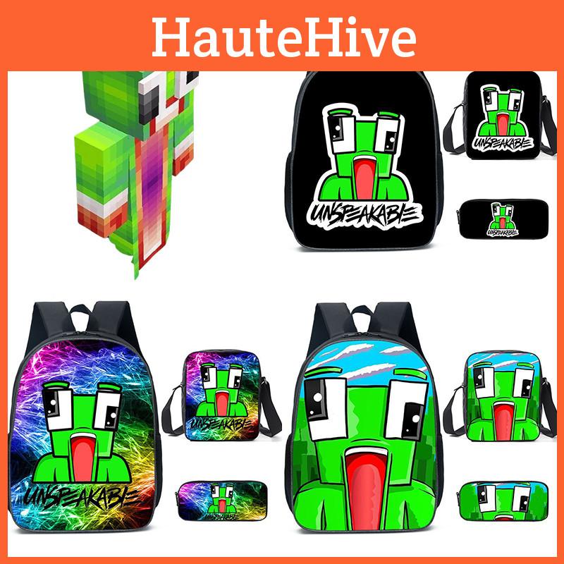 Неописуемый набор школьных рюкзаков большой вместимости из 3 предметов для детей