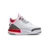 Детские кроссовки Air Jordan 3 Retro TD Fire Red 2022 White Cement-Grey Black DM0968-160