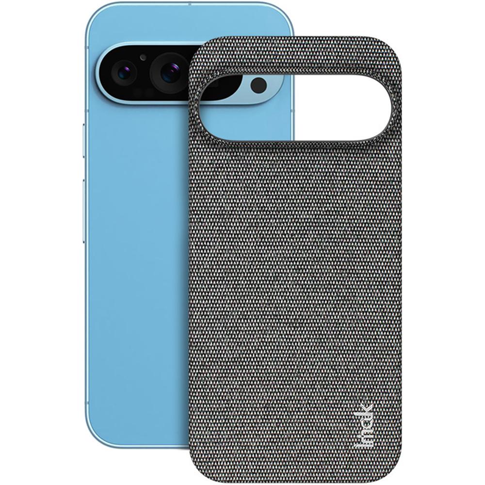 IMAK Серия Ruiyi для Google Pixel 9 Pro XL Чехол Тканевая текстура Кожа+ПК Задняя крышка для телефона