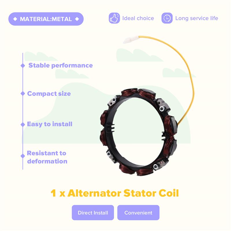 L10A 592829 691065 392595 691063 Alternator Stator Coil For Briggs & Stratton BS Tri Circuit 5/9 Amps