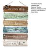 Bedroom Wall Accent Inspirational Wooden Hanging Sign, Summer Surf Kids Positive Quote Plaque, Vintage Style Sign Farmhouse String for Room Yard Home