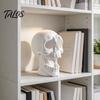 Подставка для наушников в виде головы скелета, 3D-печатная открытая пасть, Готический скелет, DIY-раскрашиваемые поделки, Органайзер для рабочего стола, Раскрашиваемая фигурка для игровой комнаты, бара, Уникальная