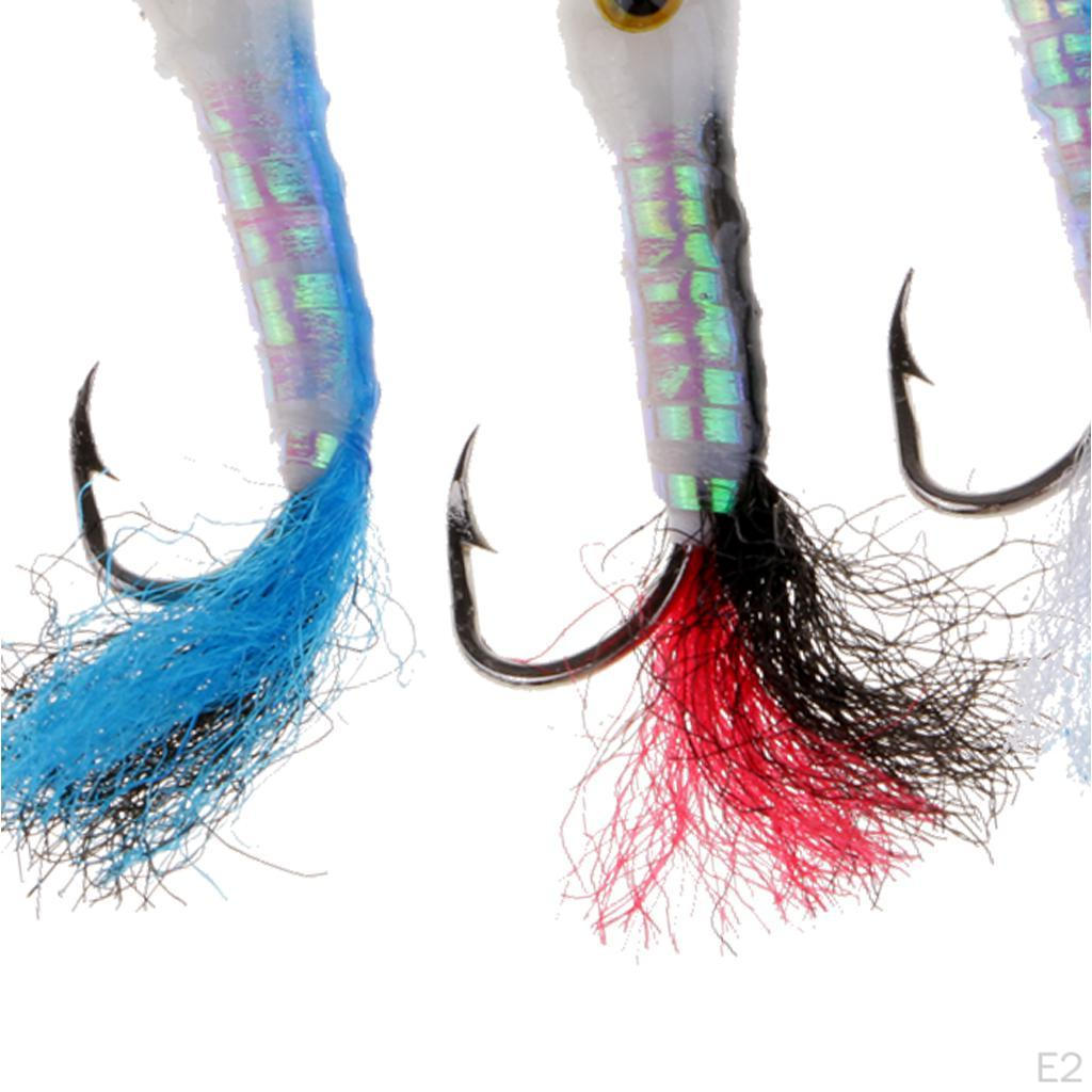 3 шт. размер 8, тонущая мокрая приманка для ловли карпа, окуня, лосося, миноу