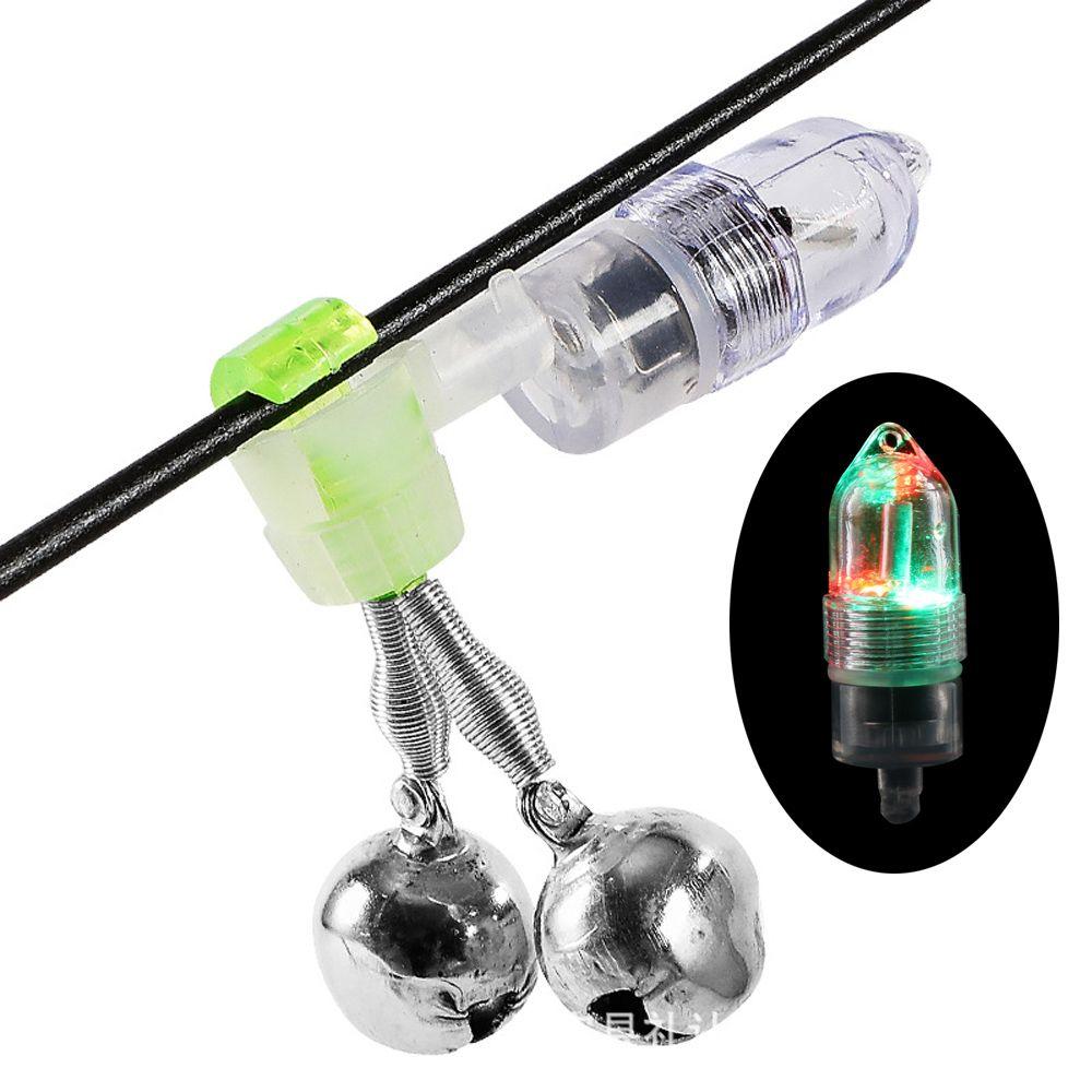 High Quality Durable Portable Bite Sound Alarm LED Light Rod Tackle Fishing Alert Bell