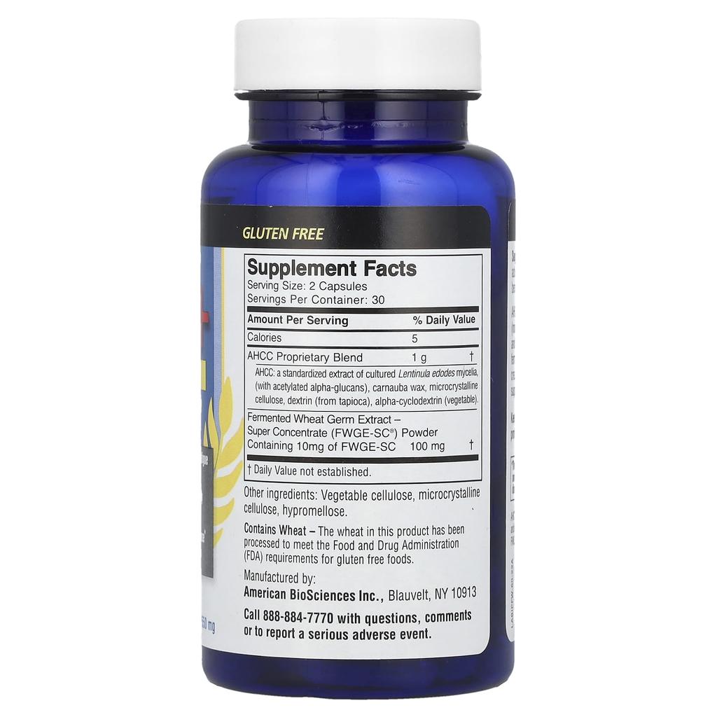 Immpower®+, Ahcc® Plus Fwge-Sc®, 60 Veggie Caps