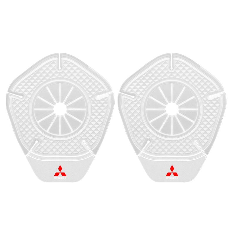 2Pc Car Windshield Wiper Protective Cover Dust Wiper Emblem Car Styling for Mitsubishi Pajero Outlander XL Montero Lancer Triton