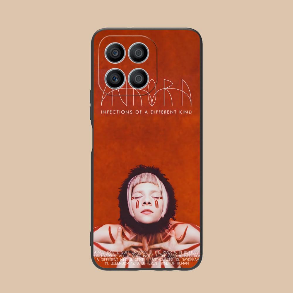 Матовый ТПУ чехол для мобильного телефона Aurora Aksnes для Honor 90 80 70 60 50 30 20 10 9 8 7 Pro S SE Lite 5G Цветная печать