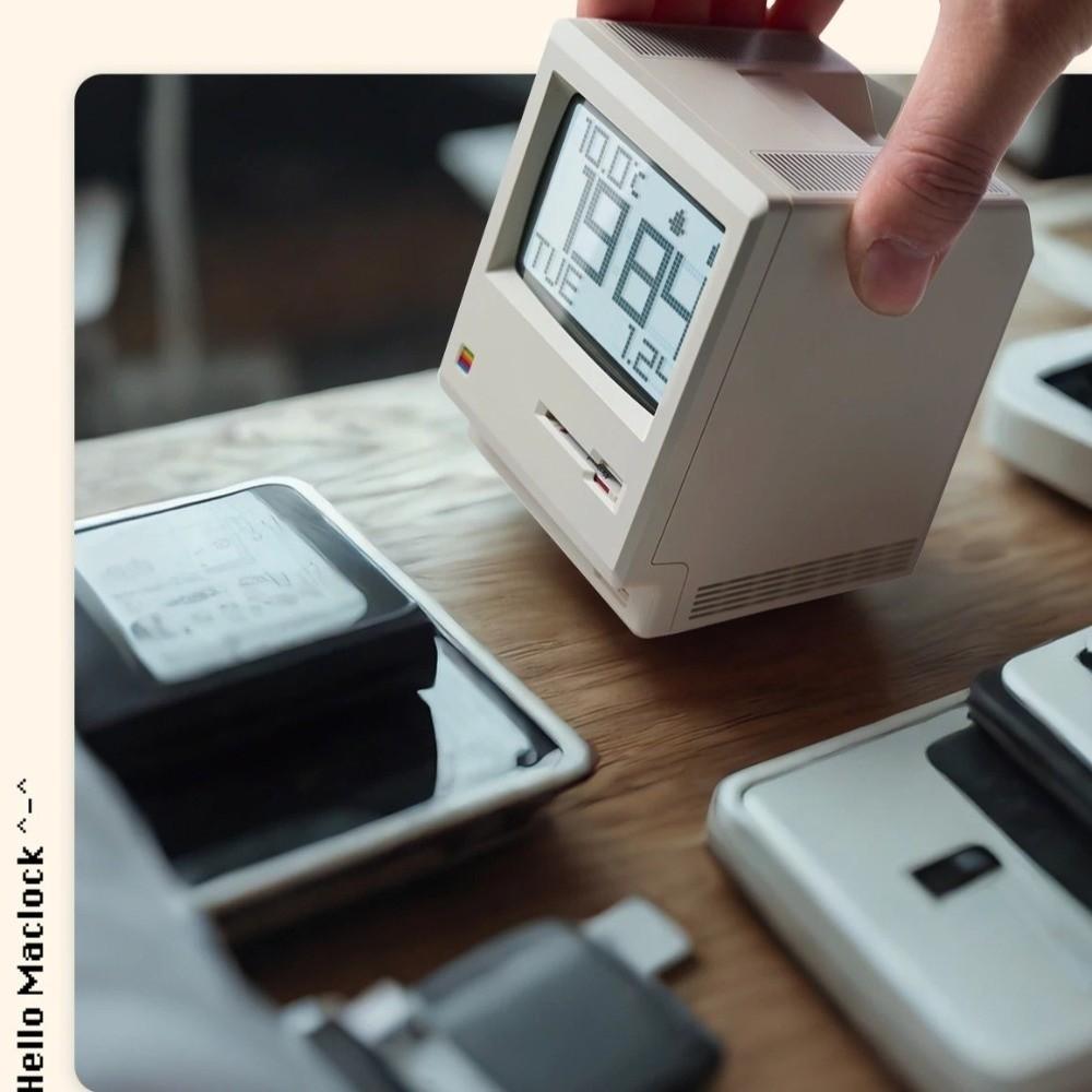 Computer-Inspired Pixel Alarm Clocks Adjustable Brightness Desk Clocks