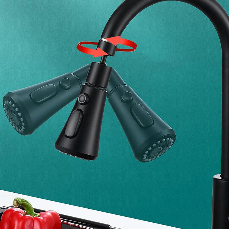 Универсальный вращающийся на 360° кухонный смеситель, удлинитель, аэратор, пластиковый фильтр от брызг, кухонный смеситель для умывальника, барботерная насадка