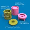 Building Storage Jars Silicone Molds 3D Concrete Castin Mold Candle Holder Plaster Mold DIY Flower Pots Crafts Tool